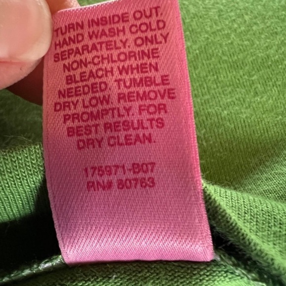 VS PINK PILLOW THROW PILLOW & CASE PEACE LOVE PINK GREEN VINTAGE 2005 - Picture 10 of 12